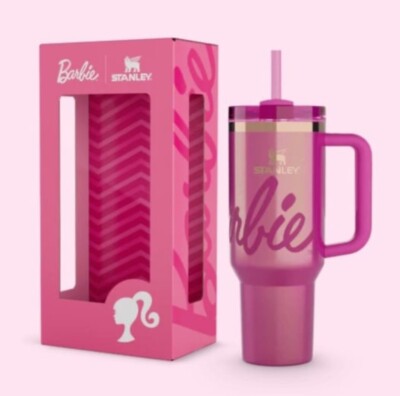 Barbie x Stanley Iconic Tumbler 40 oz Quencher 🎀 | eBay