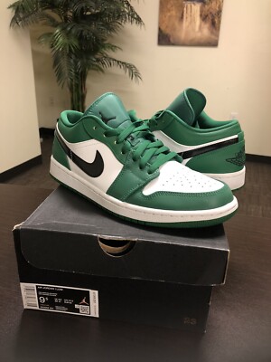 Nike Jordan 1 Low Pine Green 2020 (553558-301) Men's Size 9.5 | eBay