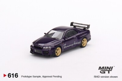 Mini GT 1:64 Nissan GT-R (R34) Tommykaira R-z Midnight Purple #616
