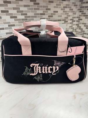 Juicy couture Wingin It Weekender Liquorice Pink Diamond Duffel