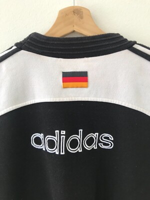 希少！adidas 1992 vintage ドイツ代表ジャージ ブラック s 希少