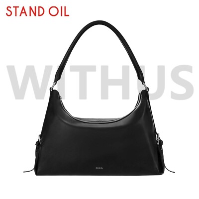 STAND OIL Mushy Bag Black Women's Shoulder Bag - Tracking= | eBay