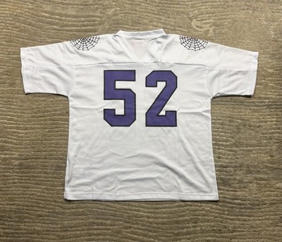 Supreme White & Purple Spiderweb Football Jersey 52 Size Small