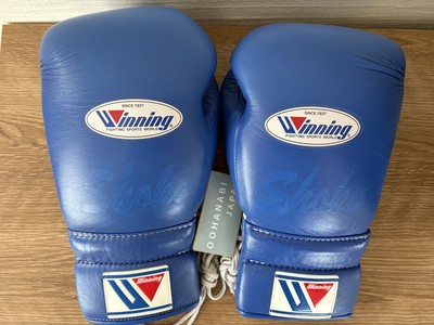 Winning ボクシンググローブ 14 oz 青 Winning ボクシンググローブ