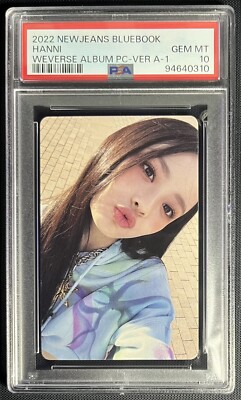 PSA 10 Hanni NewJeans Bluebook Album Edition Weverse K-pop Poca