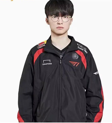 2024 LOL Spring Competition LCK Uniform Jersey Team T1 Faker Logo