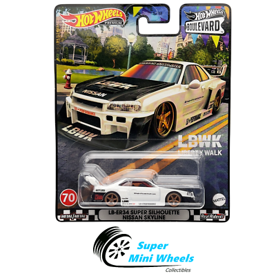 Hot Wheels Boulevard LB-ER34 Super Silhouette Nissan Skyline #70