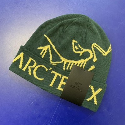 NWT Arc'teryx Bird Word Toque Beanie Green Void Wool Winter Ski