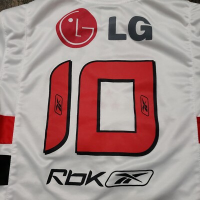 2006 Reebok Sao Paulo Home Soccer Jersey Danilo Kids M Brazil