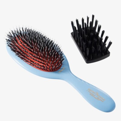 MASON PEARSON JUNIOR MIX BLUE Comes with cleaning brush from Japan