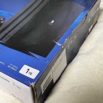 Sony PS4 PlayStation CUH-7200B B01 4 Pro Jet Black 1TB Console