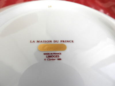 Cartier Limoges LA MAISON DU PRINCE Dinner Plate (S) - MINT IN