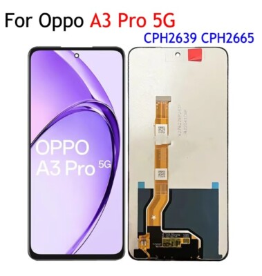 6.67 Inch Black For Oppo A3 Pro 5G CPH2639 CPH2665 LCD Display