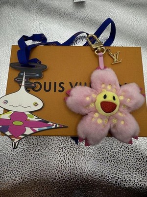 LOUIS VUITTON x Takashi Murakami Cherry Blossom Key Holder Pink