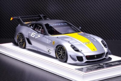 Ferrari 599XX EVO (Silver/Yellow 67, France) [Davis & Giovanni] 1