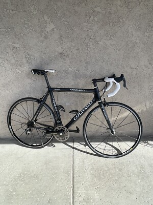 Colnago president Compete Carbon Fiber 10 Speed 56 Cm Record Campi