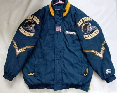 VTG STARTER PRO LINE SAN DIEGO CHARGERS FULL ZIPP NO HOOD WINTER