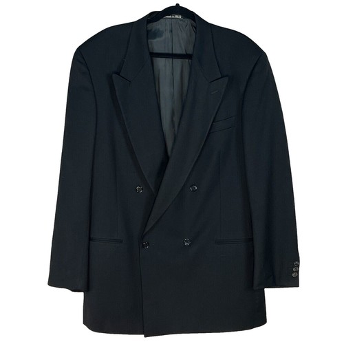 GIORGIO ARMANI 80s 90s Made in Italy Old double tailored jacket 48