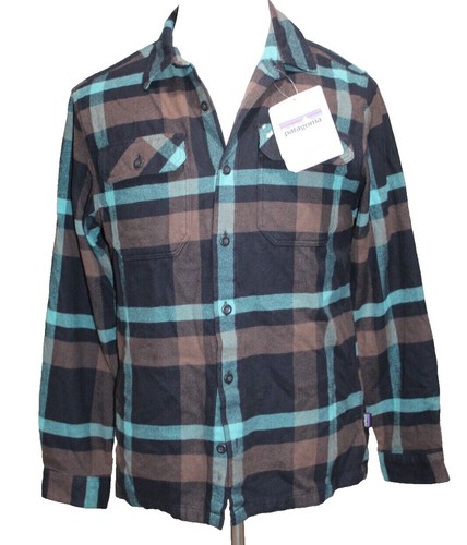 Vintage 90s Patagonia Flannel Shirt Large Blue/White | eBay