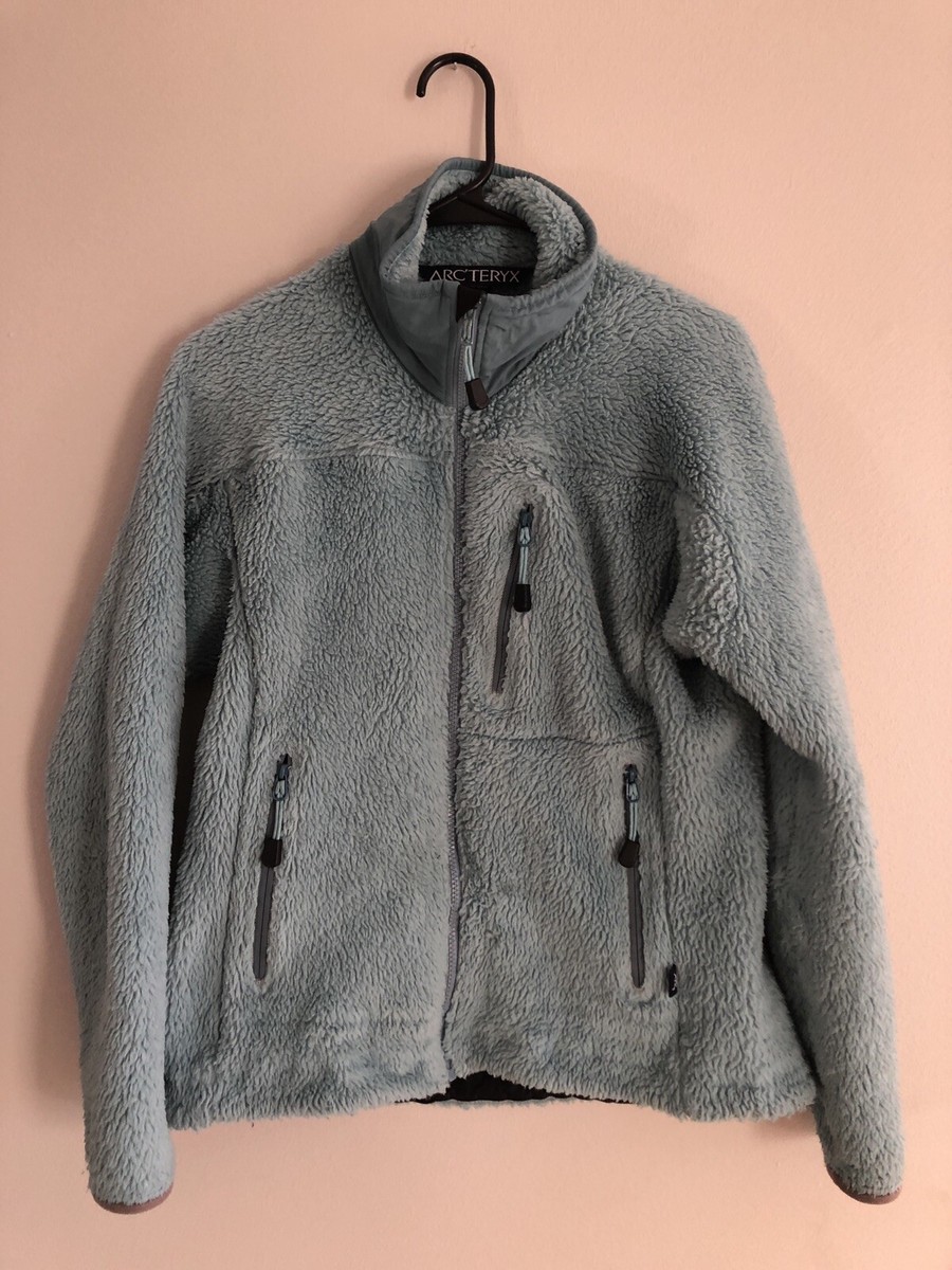 Arc'teryx Retro Cardigan Deep Pile Fleece Jacket size Large Robins
