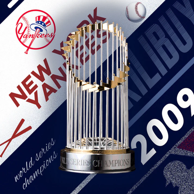 11.8'' New York Yankees World Series Championship Trophy Replica