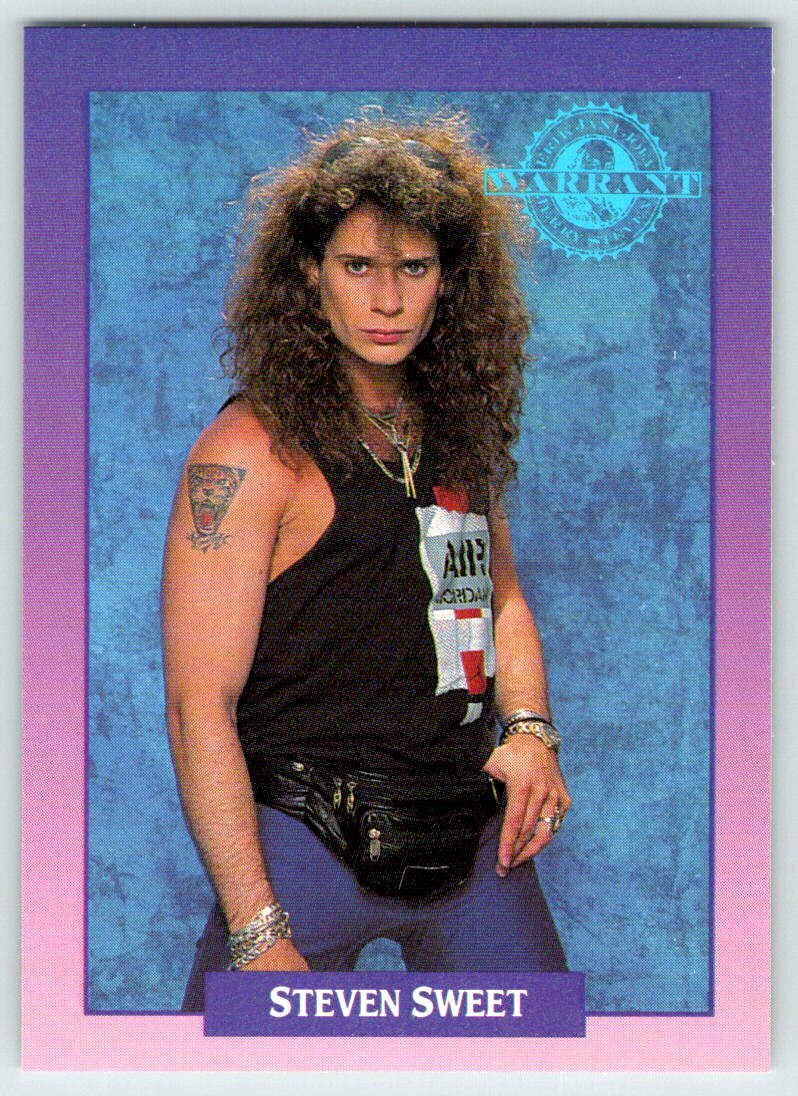 STEVEN SWEET WARRANT Rock Cards Brockum Trading Card B81 | eBay