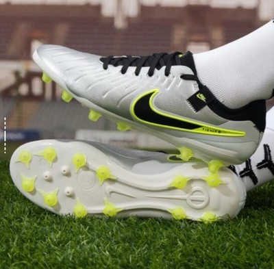 Nike Tiempo Legend 10 Elite AG-Pro Metallic Silver Volt DV4330-001