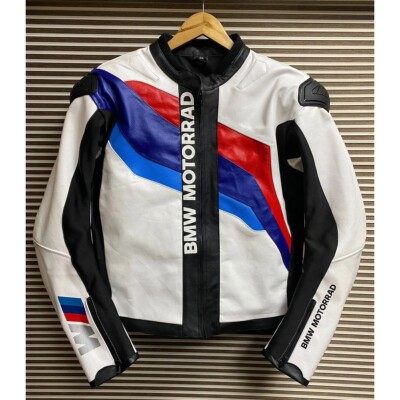 BMW Motorrad Motorbike Racing Leather Jacket Original Cowhide