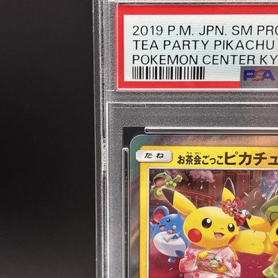 PSA 10 Tea Party Pikachu 325/SM-P Pokemon Center Kyoto Promo Card