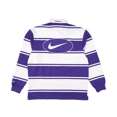 Supreme Nike Stripe Rugby Purple | eBay