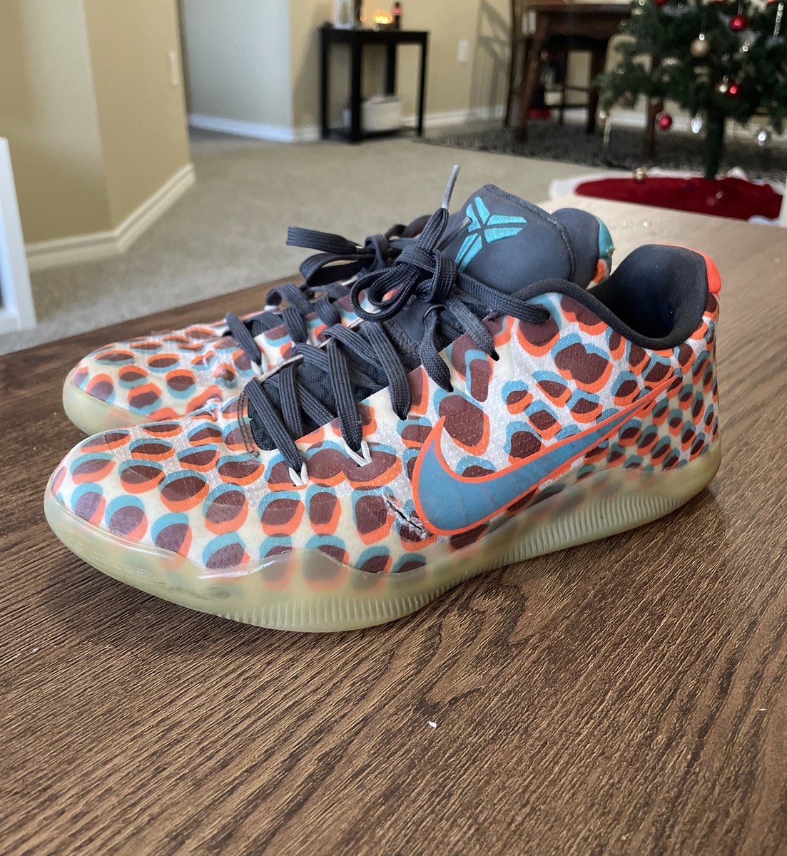 Nike Kobe 11 XI Low EM 3D Polka Dot Basketball Shoes 2016 836183