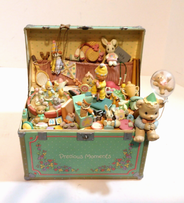 Enesco Precious Moments Toy Chest Motion Music Box My Favorite