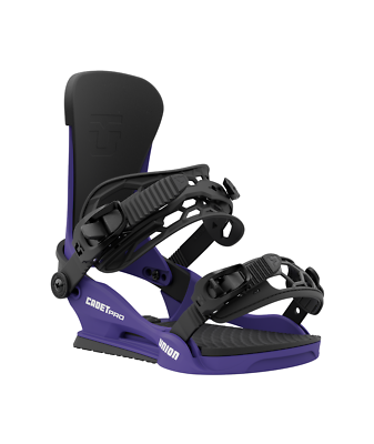 Union Cadet PRO Youth Snowboard Bindings New Size M Purple Medium