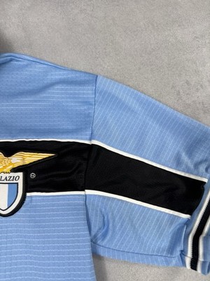 Vintage SS Lazio Soccer Blue Jersey 1999 2000 Puma L CIRIO
