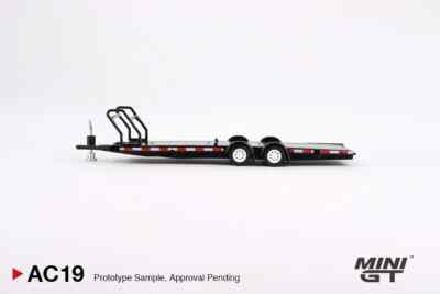Mini GT 1:64 Car Hauler Trailer Type B Black | eBay
