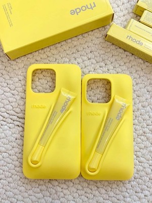 Rhode LEMONTINI Case For IPhone 15 PRO MAX Phone Case + LIP TINT