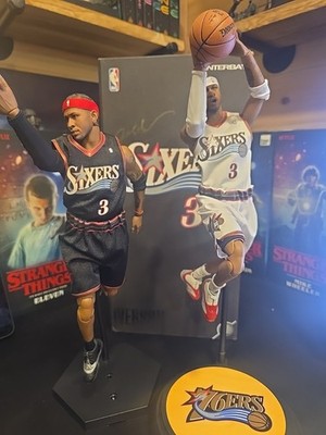 Enterbay Allen Iverson 1/6 Action Figure NBA 76ers Basketball W