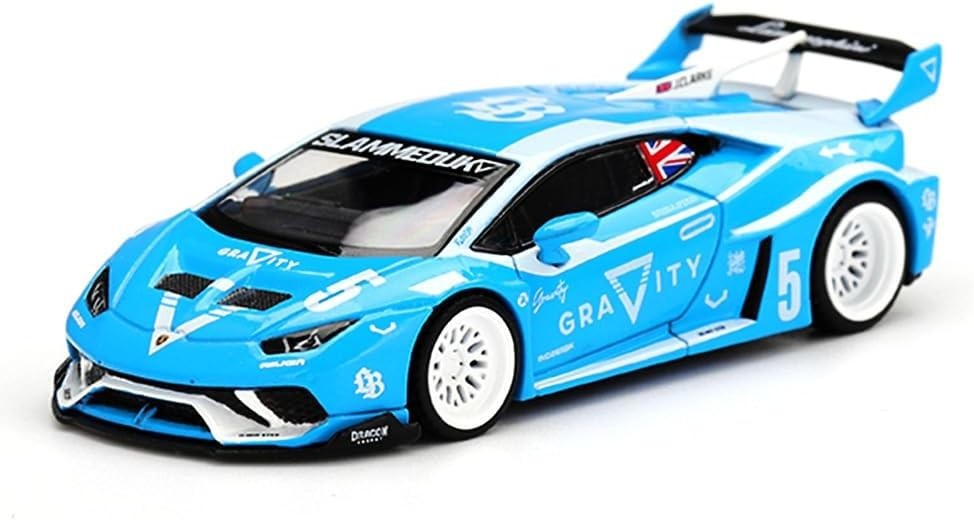 Mini GT 1:64 LB WORKS Lamborghini Huracán GT GRAVITY Blue Diecast