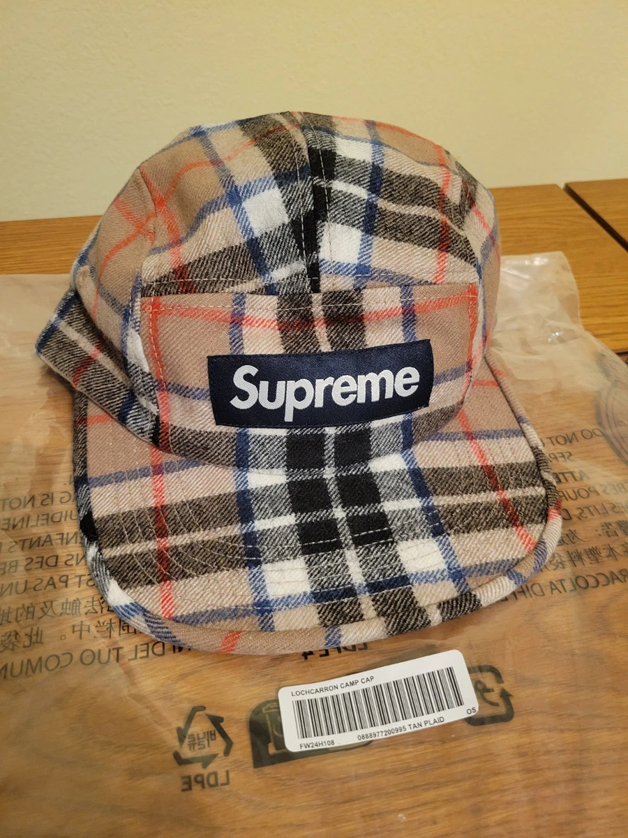 Supreme Plaid Camp Cap | eBay