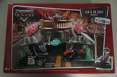 Disney Pixar Cars Flo's V8 Cafe Playset Toys R Us Exclusive NEW