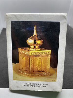 Old New Amouage Cristal & Gold Ladies Eau De Toilette ( Rare