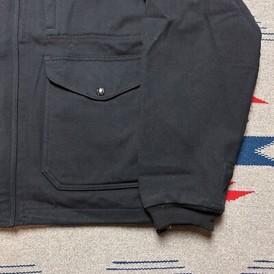 Vintage 90s Filson Style 93 Wool Mackinaw Zip Up Jacket Mens Size