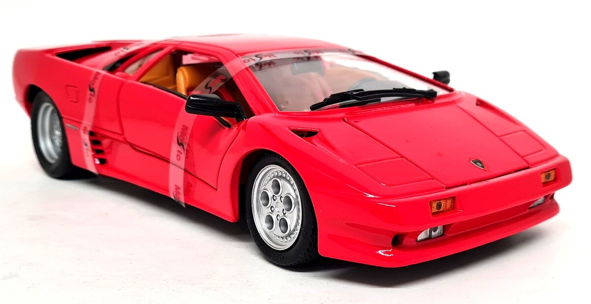 Maisto 1/18 - Lamborghini Diablo 1990 Red Diecast Scale Model Car