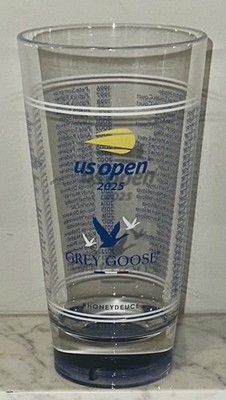 6 US Open 2025 Tennis Grey Goose Vodka Honey Deuce Plastic Tumbler