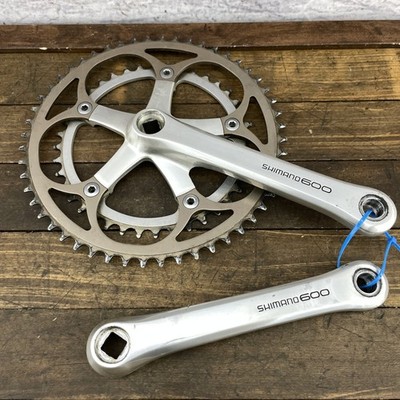 Vintage Shimano 600 FC-6207 Crankset 170mm Japan 52/40T Road Bike