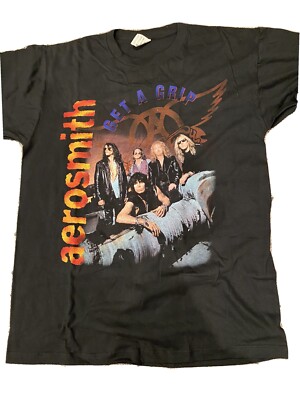 Vintage Aerosmith 1994 World Tour Get A Grip Concert T-Shirt XL