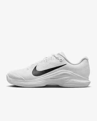 Size 6 - NikeCourt Air Zoom Vapor 12 HC White Black W for sale