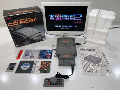 ◇動作保証品 ジャンク PCエンジン LT 本体 箱説付 スーパーロムロム