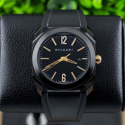 Bvlgari Octo Solotempo 41 Ultranero - 102581 - With Box & Papers +