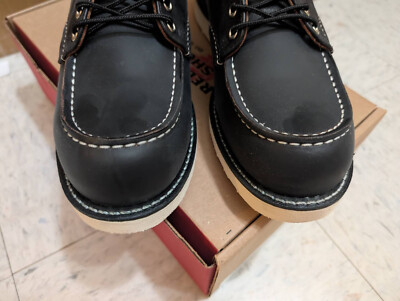 Red Wing Heritage 8090 Men's Moc Toe Oxford Shoes Black Leather D